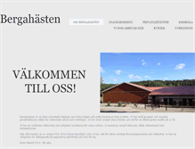 Tablet Screenshot of bergahasten.se